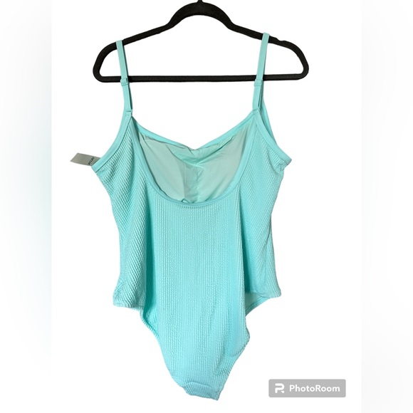 Aerie Crinkle Scoop One Piece Swimsuit, Size XL - Picture 3 of 6